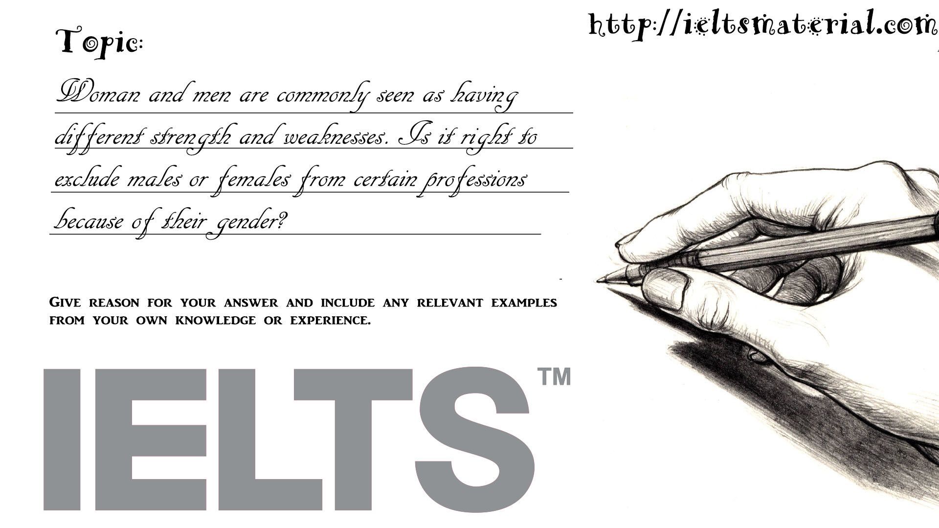 Important topics for essays in ielts