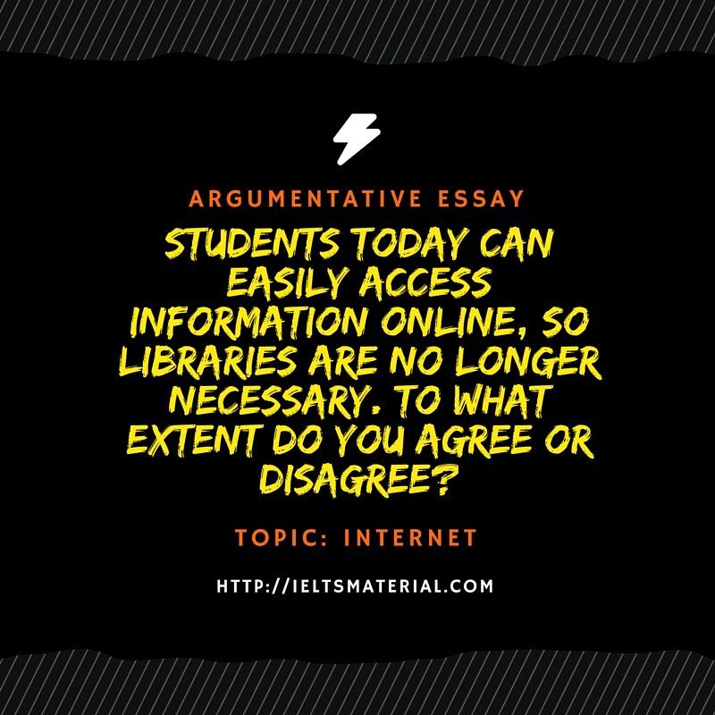 Argumentative essay structure ielts