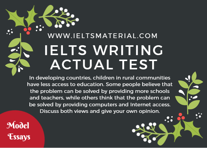 Ielts essay questions education