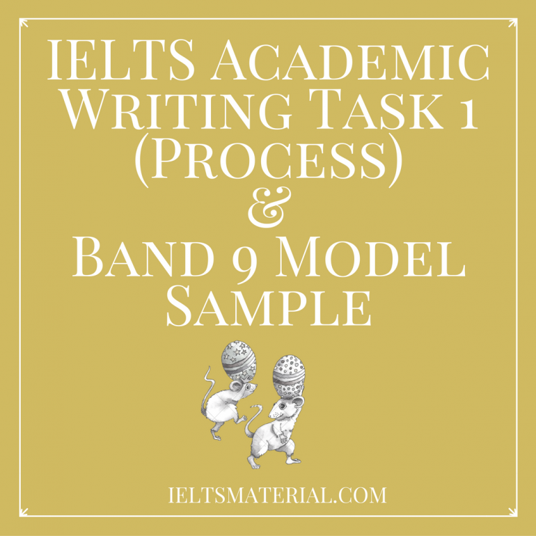 Ielts Academic Writing Task 1 Process And Band 9 Model Sample