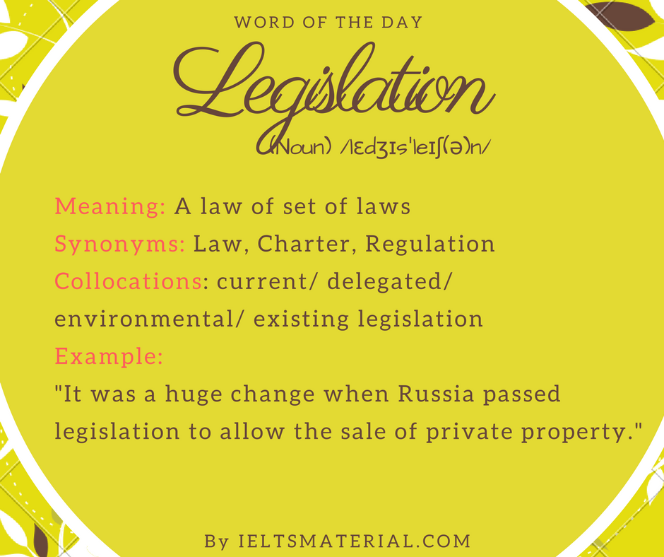 legislation-word-of-the-day-for-ielts-speaking-and-writing