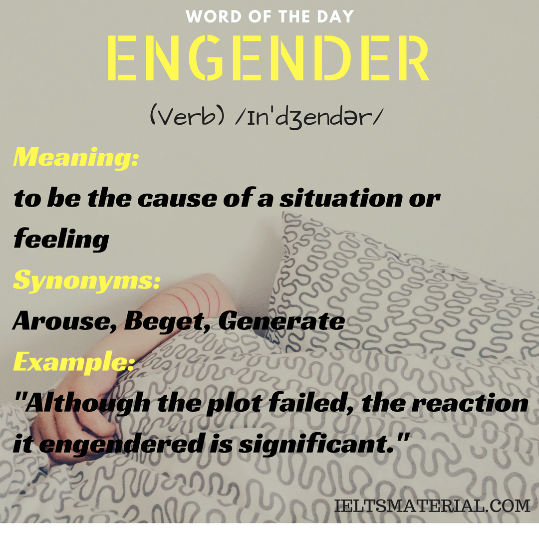 What Is A Better Word For Engender