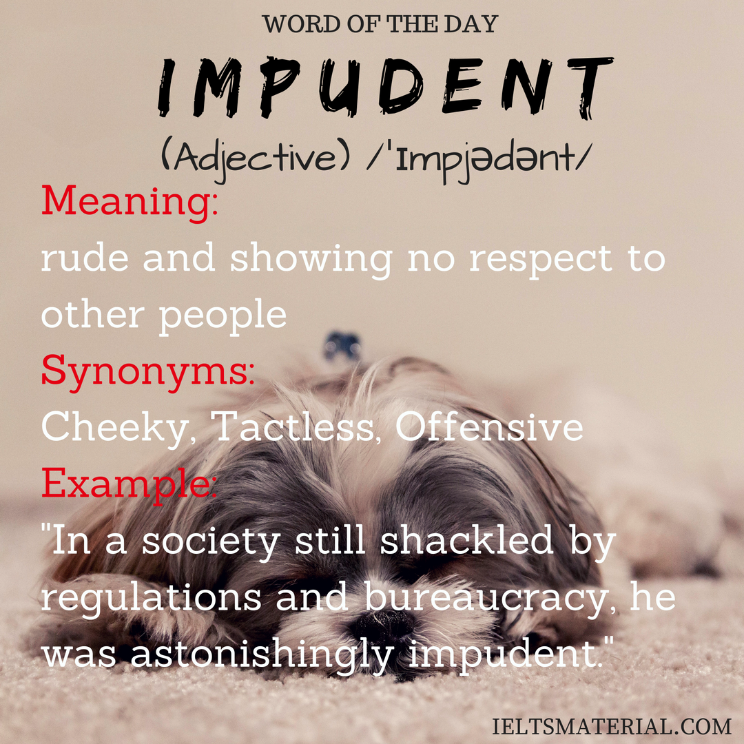 impudent-word-of-the-day-for-ielts-speaking-and-writing