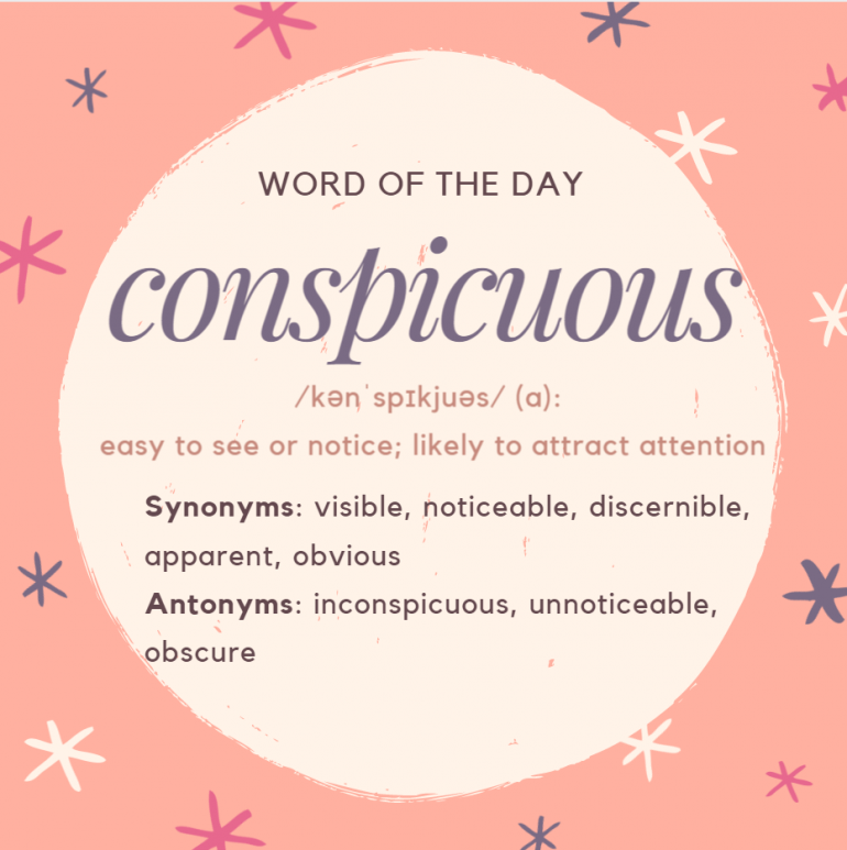 conspicuous-word-of-the-day-for-ielts-writing-speaking