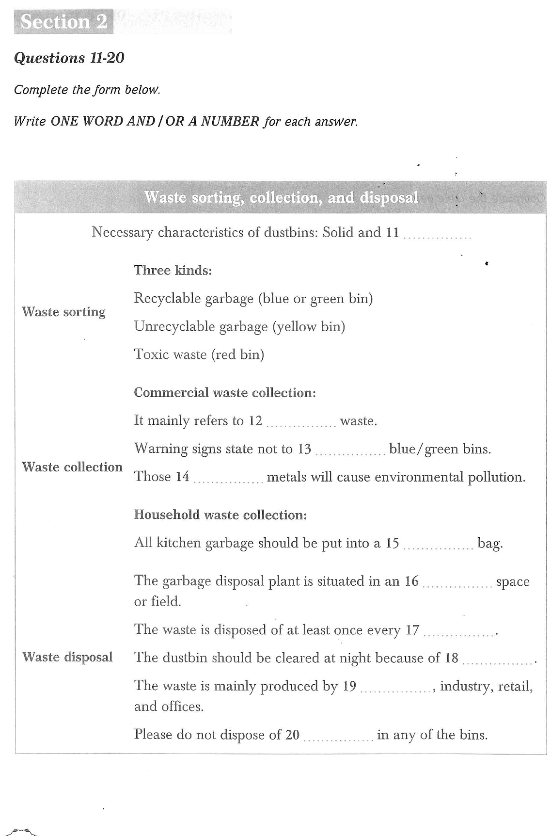 ielts-listening-answer-sheet