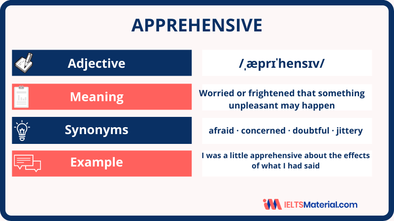 Word of The Day – Apprehensive