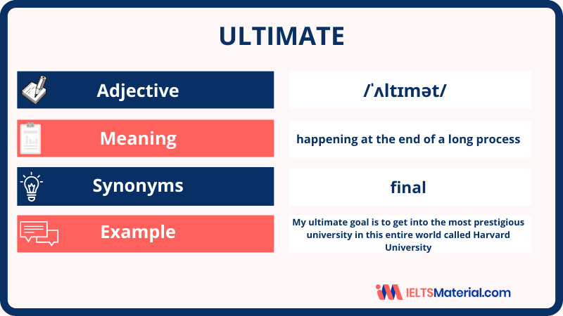 Word of The Day – Ultimate