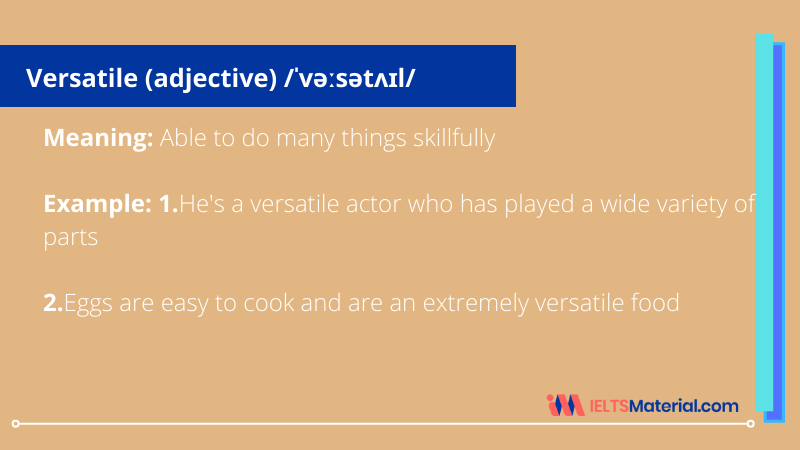 Word of The Day – Versatile