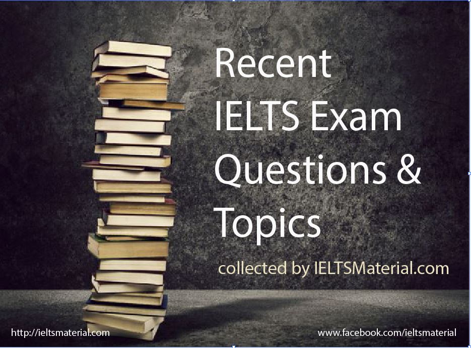 Recent IELTS Exam Questions