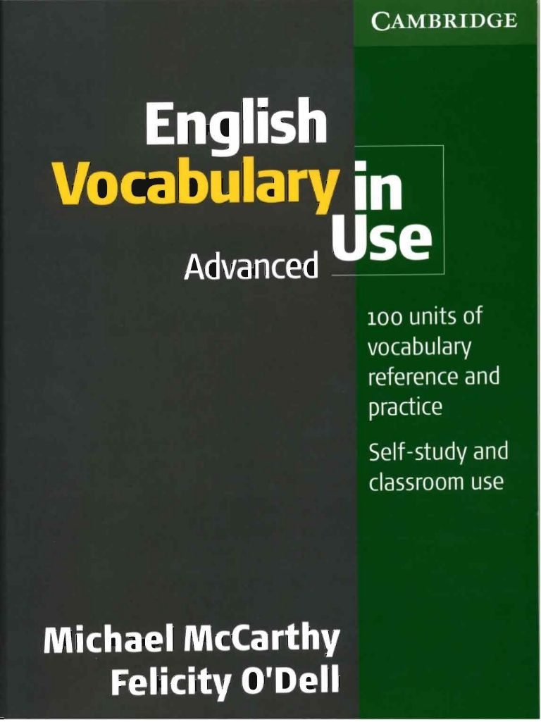 English Advanced Vocabulary In Use