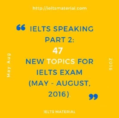 47 IELTS Speaking Part 2 Topics with Answers pdf 1 47 IELTS Speaking Part 2 Topics for IELTS Exam
