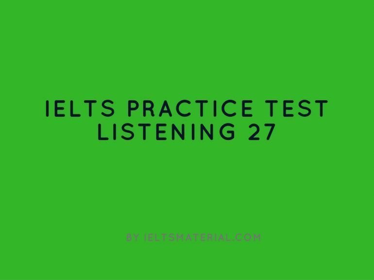ielts book 4 test 3 listening