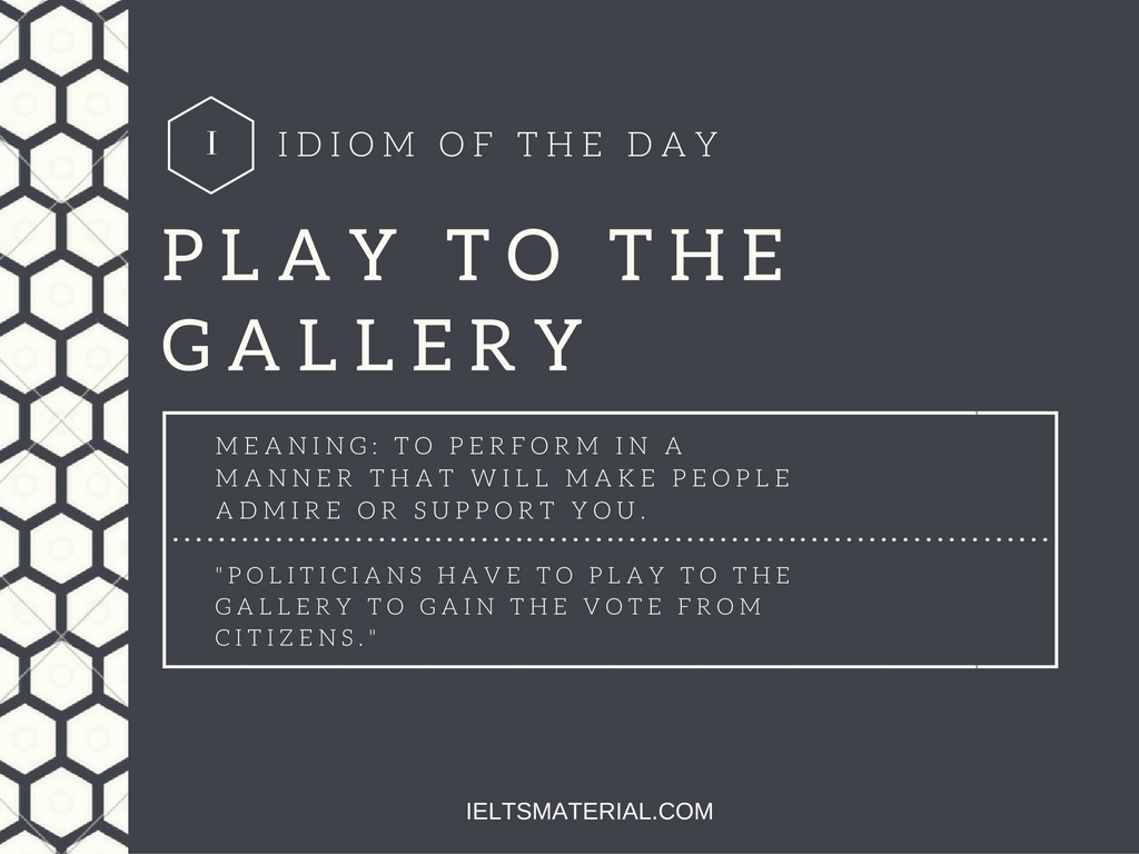 idiom of the day