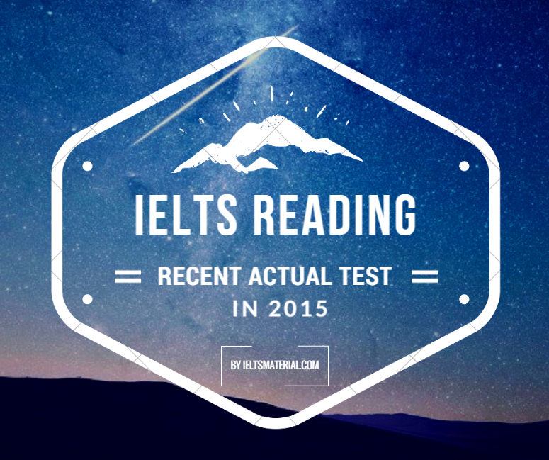 practice pdf reading ielts test Actual Recent IELTS Practice: Reading Reading IELTS Test 1