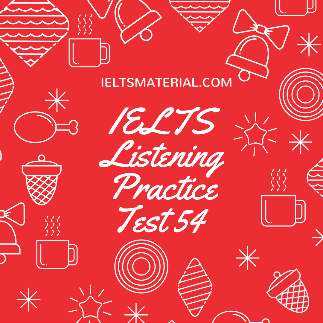 Ielts General Listening Practice Test Computer Based