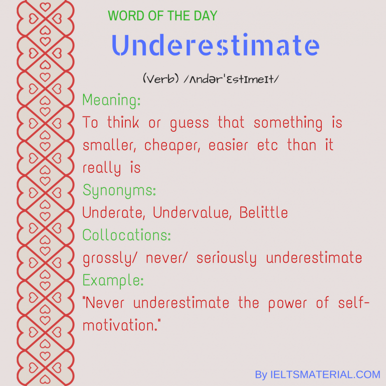 underestimate-word-of-the-day-for-ielts-speaking-and-writing