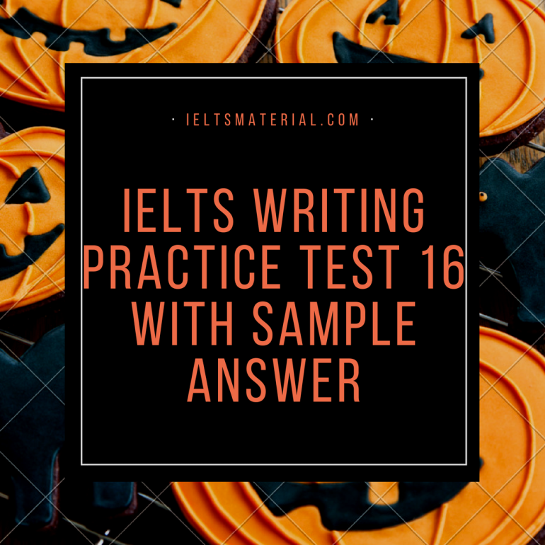 ielts writing sample test with answers pdf