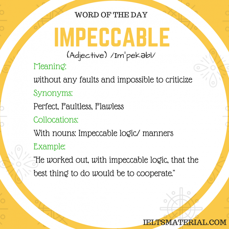 impeccable-word-of-the-day-for-ielts-speaking-and-writing