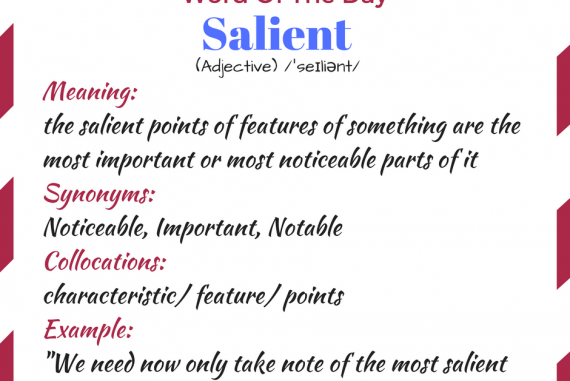 salient characteristics