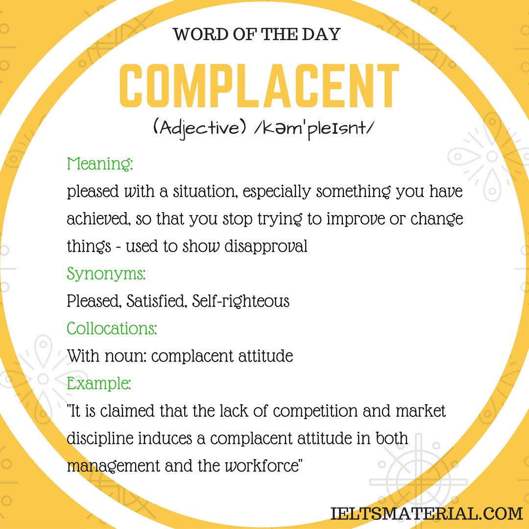 complacent-word-of-the-day-for-ielts-speaking-and-writing