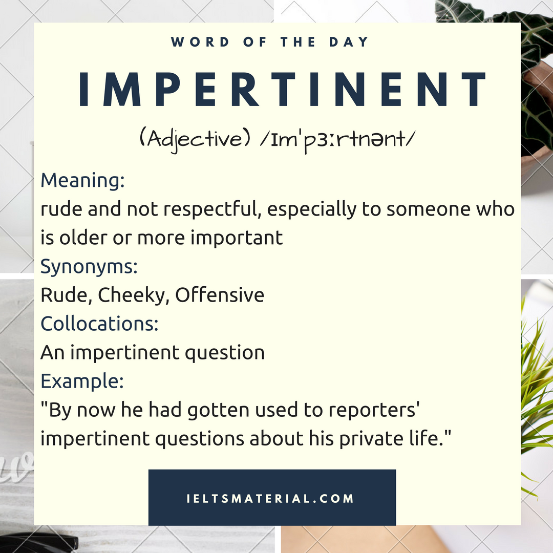 impertinent-word-of-the-day-for-ielts-speaking-and-writing