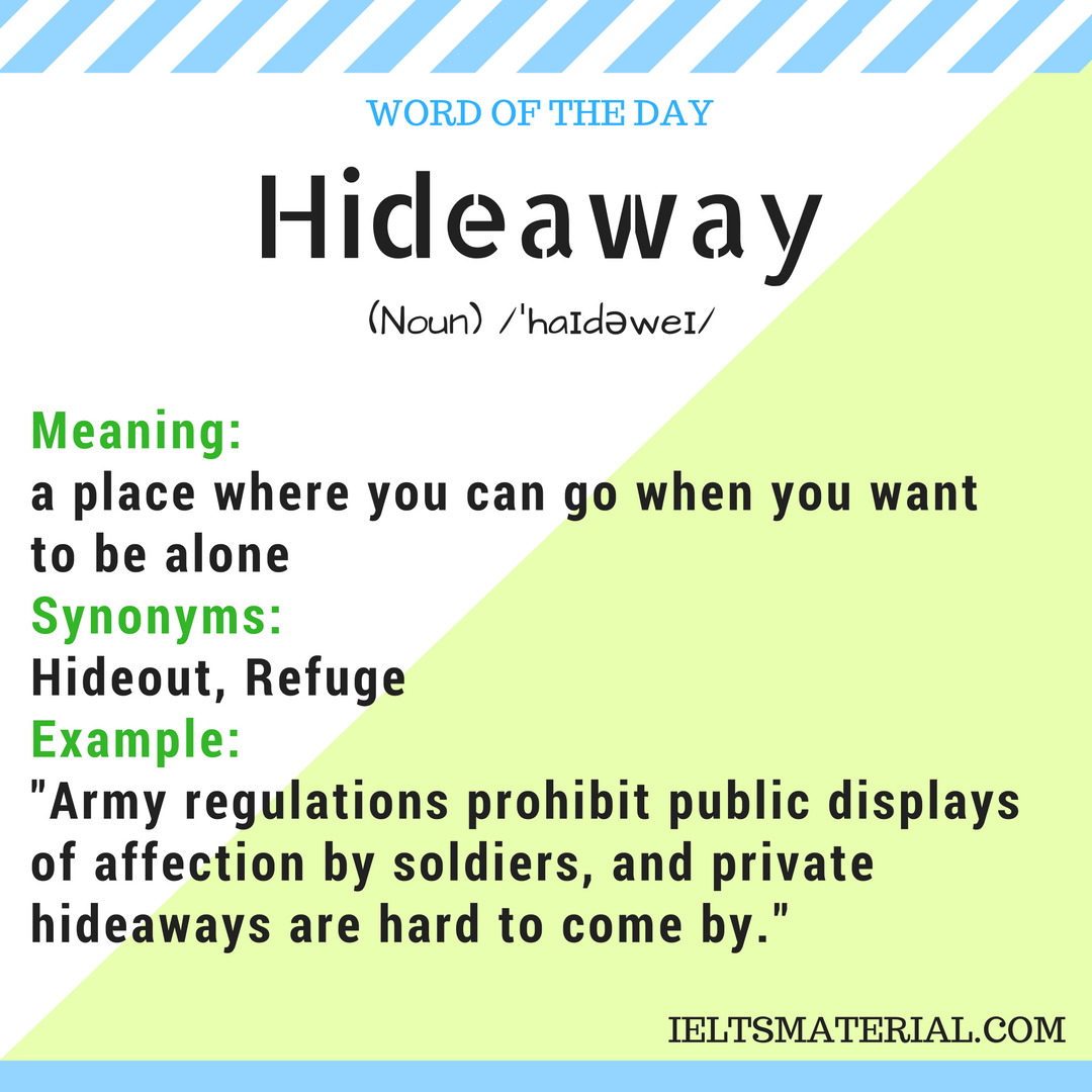 1 ielts exam task Hideaway Day And  Word Speaking IELTS The  Of Writing For