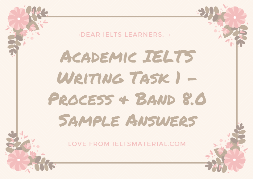 Academic Ielts Writing Task 1 Process And Band 80 Sample Answers