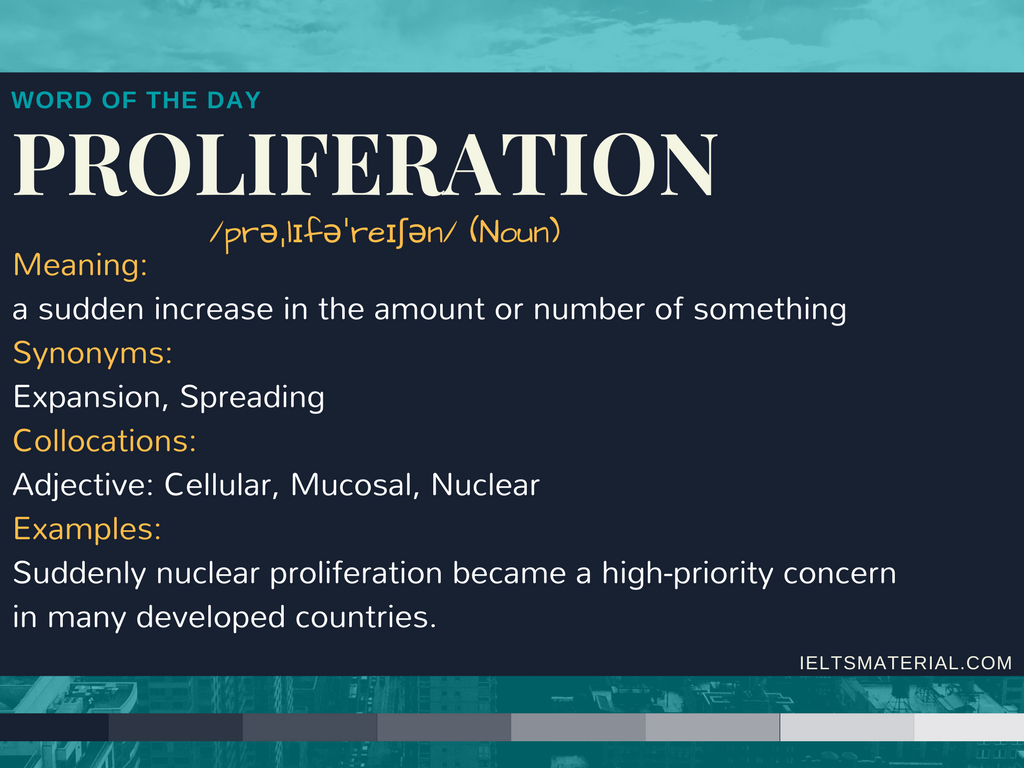 proliferation-word-of-the-day-for-ielts-writing-and-speaking