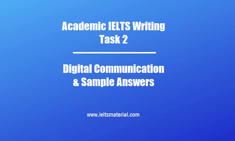 communication essay writing ielts