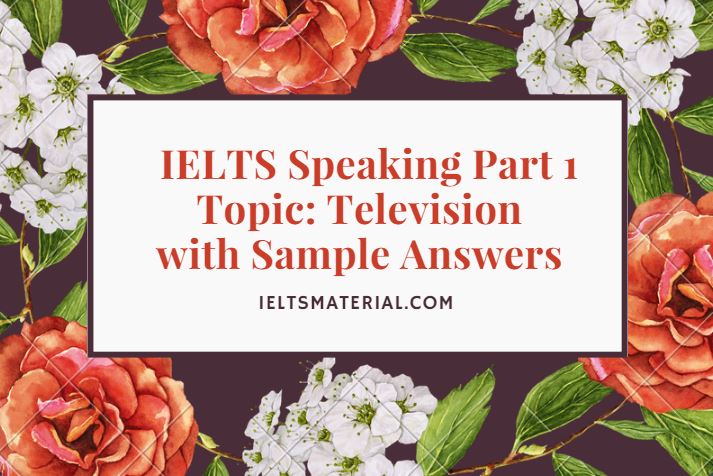 essay on television for ielts speaking