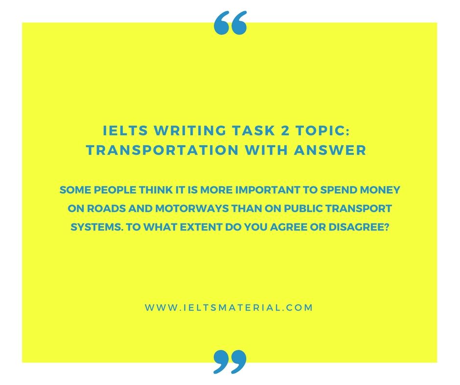 general reading test ielts sample Writing Transportation 2 Answer IELTS with Task Topic: