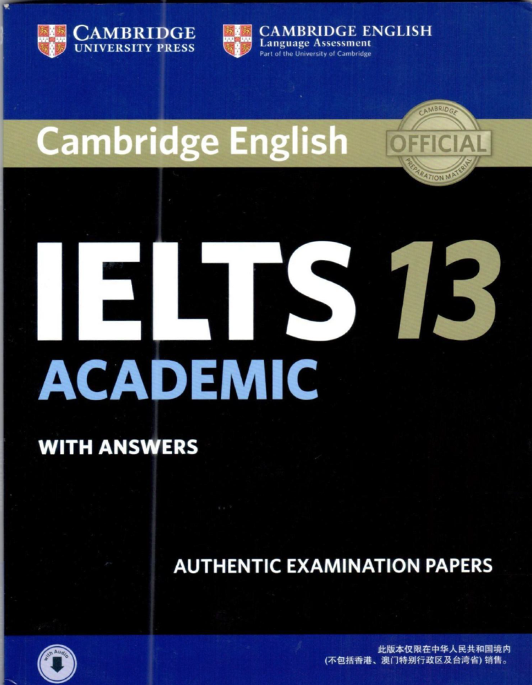 Image result for Cambridge IELTS 13 Academic