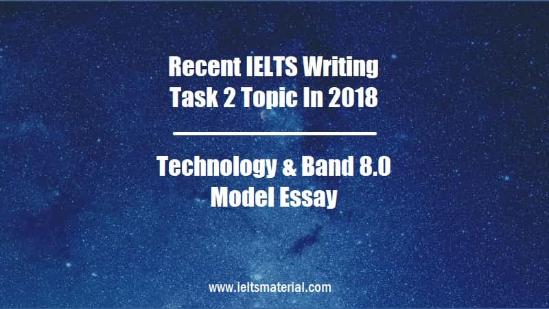 ielts general essay technology