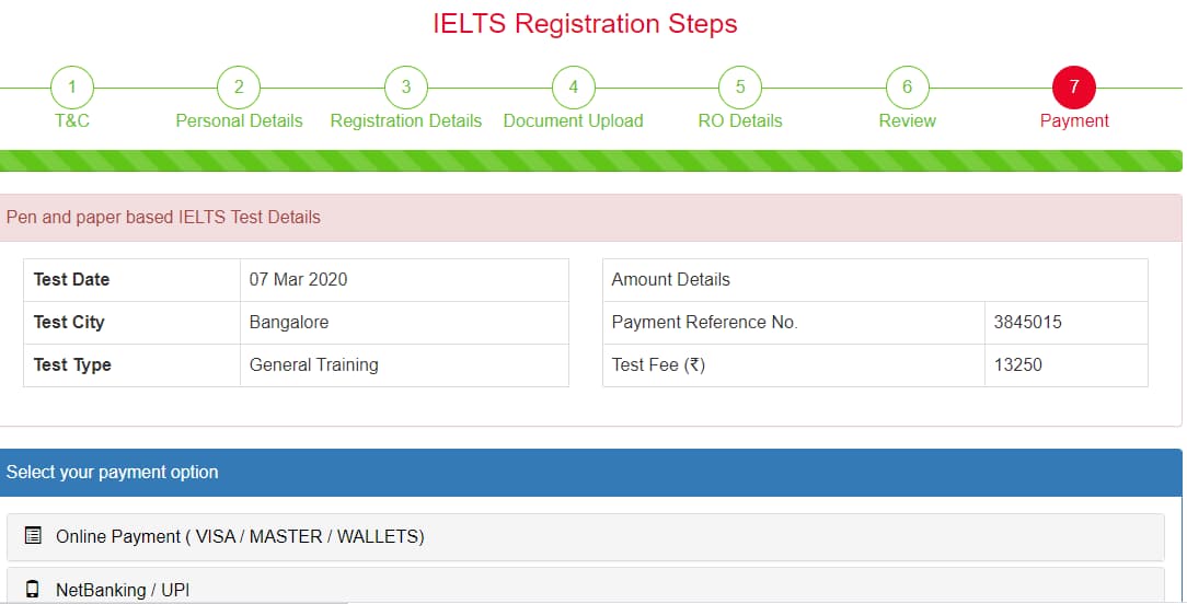 IELTS Registration IELTS Estate