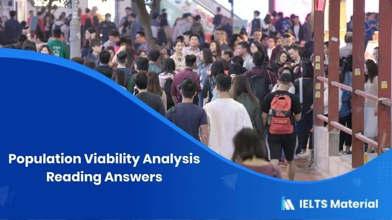 Population Viability Analysis Reading Answers Ieltsmaterial 