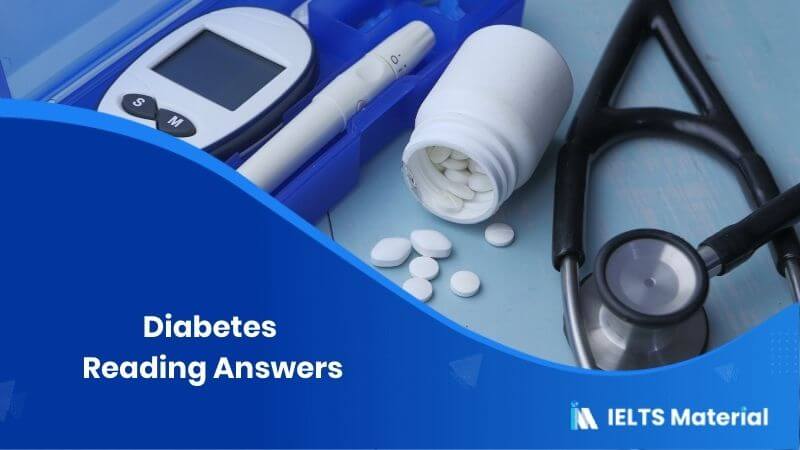 Diabetes Reading Answers