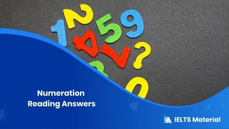 Numeration Reading Answers