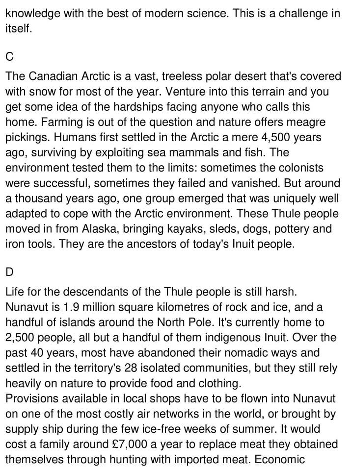 Climate Change and the Inuit 2