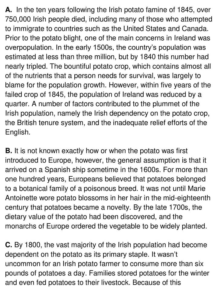 Irish Potato Famine - 0001