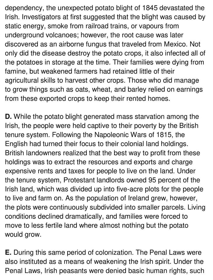 Irish Potato Famine - 0002