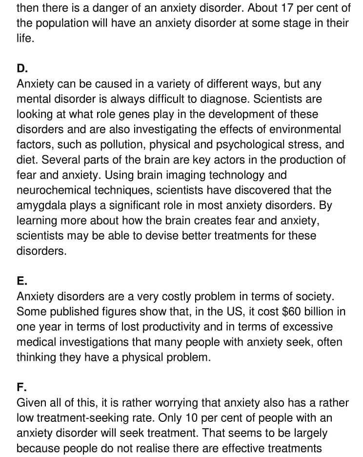 Ielts Academic Reading Anxiety Answers Ieltsmaterial Com