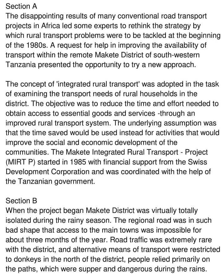 ‘Makete Integrated Rural Transport Project’ Answers_0001