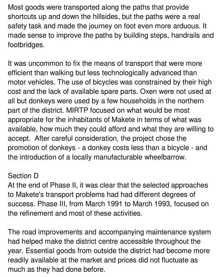 ‘Makete Integrated Rural Transport Project’ Answers_0003