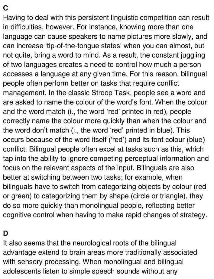 ‘The Benefits of Being Bilingual’ Answers_0002