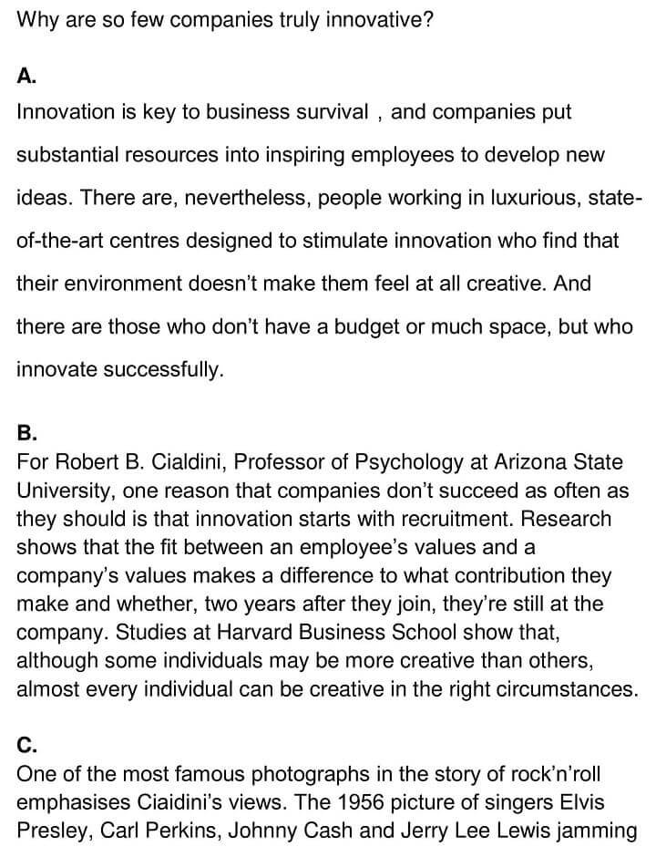 ‘The Psychology of Innovation’ Answers_0001