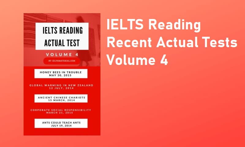 Free Download Ielts Reading Recent Actual Test Volume 4 Ebook