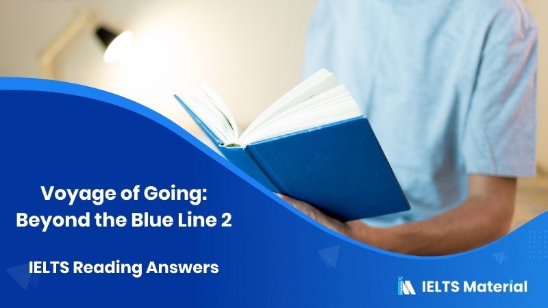 voyage of going beyond the blue line reading