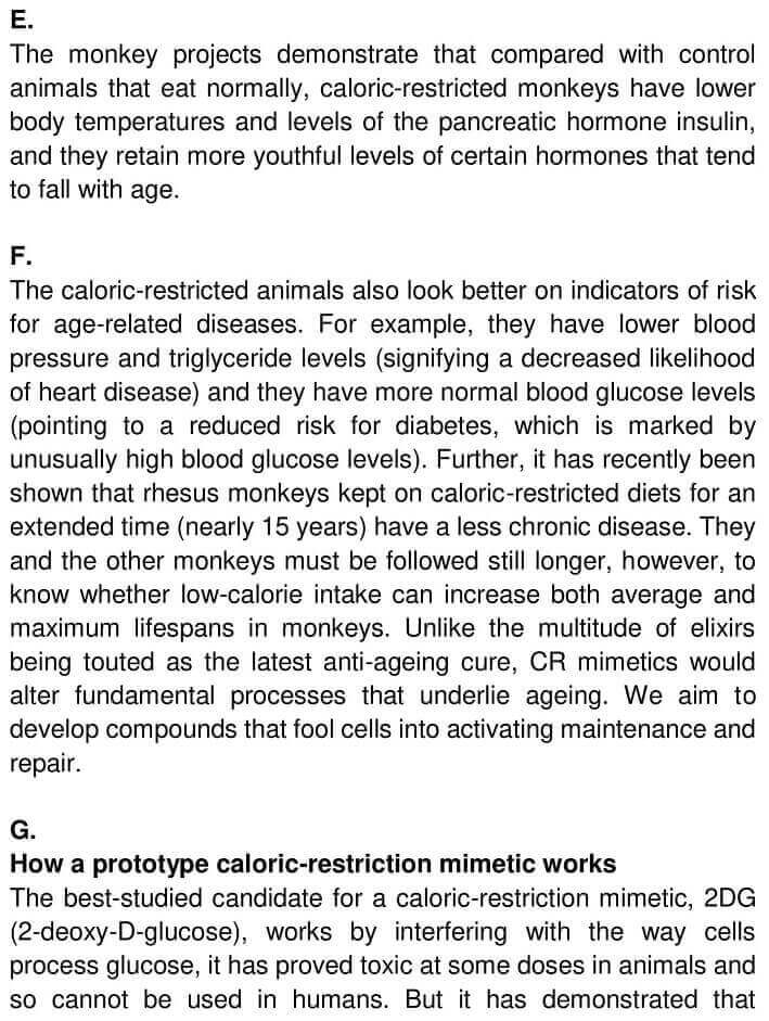 IELTS Academic Reading ‘The Search for the Anti-aging Pill’ Answers - 0003