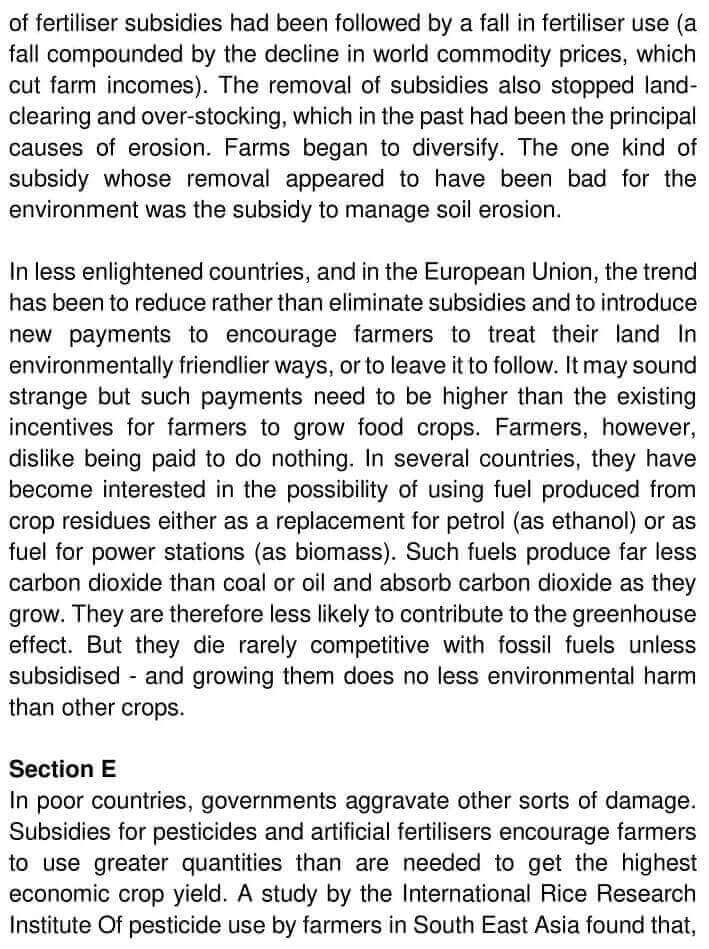 IELTS Academic Reading ‘The Role of Government in Environmental Management’ Answers - 0003