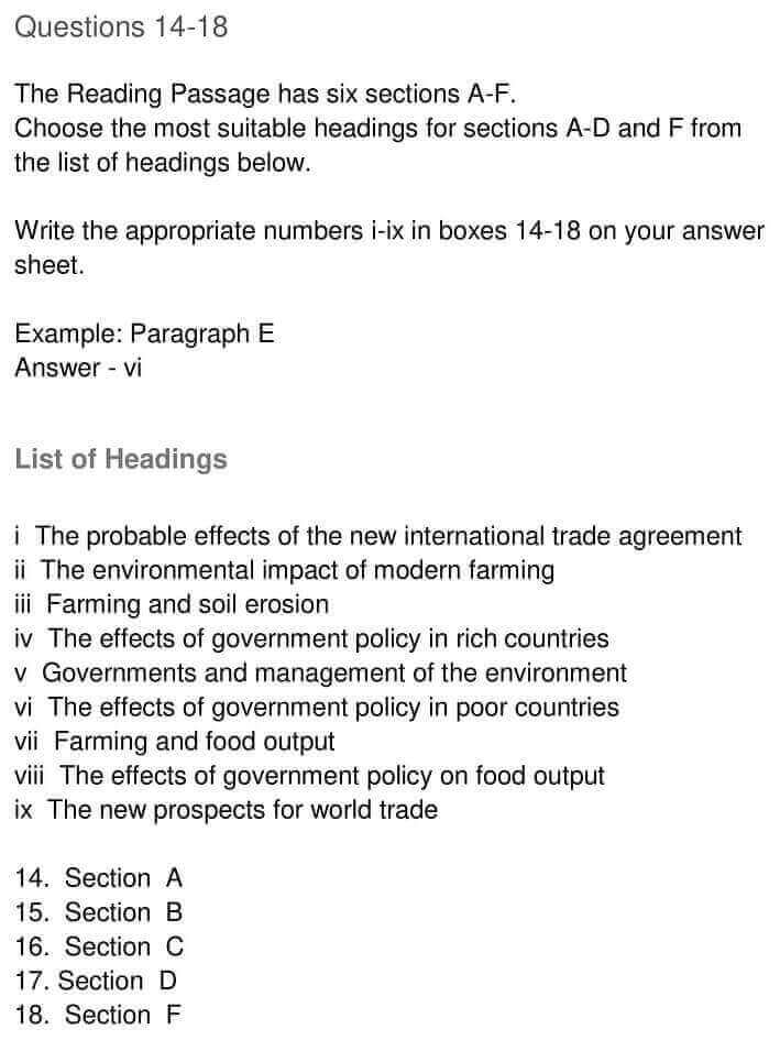 IELTS Academic Reading ‘The Role of Government in Environmental Management’ Answers - 0005